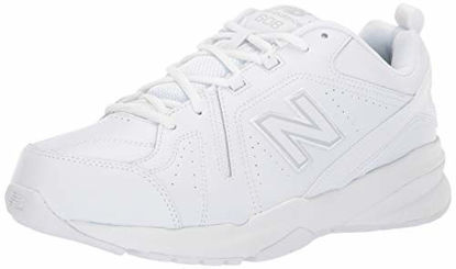 Picture of New Balance Men's 608 V5 Casual Comfort Cross Trainer, White/White, 9.5 X-Wide