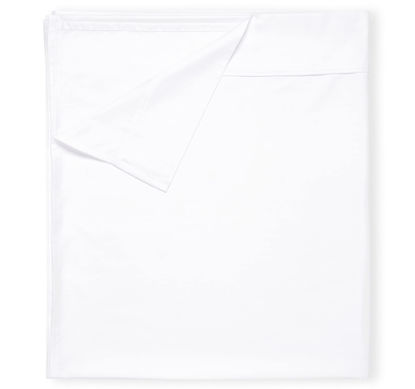 Picture of California Design Den Twin Size Flat Sheet, Soft 100% Cotton Sheet, 400 Thread Count Sateen, Cooling & Breathable Bed Sheets, White Top Sheet, Twin Sheets, Single Twin Flat Sheet Only (Bright White)