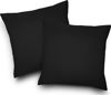 Picture of Utopia Bedding Throw Pillows Insert (Pack of 2, Black) - 24 x 24 Inches Bed and Couch Pillows - Indoor Decorative Pillows