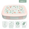 Picture of Bentgo® Kids Prints Leak-Proof, 5-Compartment Bento-Style Kids Lunch Box - Ideal Portion Sizes for Ages 3 to 7 - BPA-Free, Dishwasher Safe, Food-Safe Materials - 2023 Collection (Nature Adventure)