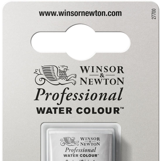 Picture of Winsor & Newton Professional Watercolor, Half Pan, Ivory Black