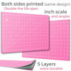 Picture of Rotary Cutter Set pink - Quilting Kit incl. 45mm Fabric Cutter, 5 Replacement Blades, A3 Cutting Mat, Acrylic Ruler and Craft Clips - Ideal for Crafting, Sewing, Patchworking, Crochet & Knitting x