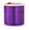 Picture of Mandala Crafts Anodized Aluminum Wire for Sculpting, Armature, Jewelry Making, Gem Metal Wrap, Garden, Colored and Soft, 1 Roll(18 Gauge, Purple)