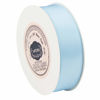 Picture of VATIN 1 inch Double Faced Polyester Satin Ribbon Light Blue/Baby Blue -Continuous 25 Yard Spool, Perfect for Wedding, Wreath, Baby Shower,Packing and Other Projects