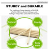 Picture of 25PCS Dowel Rods Wood Sticks Wooden Dowel Rods - 1/4 x 12 Inch Unfinished Bamboo Sticks - for Crafts and DIYers