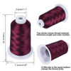 Picture of Simthread Embroidery Thread Burgundy Cherry S084 5500 Yards, 40wt 100% Polyester for Brother, Babylock, Janome, Singer, Pfaff, Husqvarna, Bernina Machine