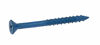 Picture of CONFAST 3/16" x 3-1/4" Blue Flat Phillips Concrete Screw Anchor with Drill Bit for Anchoring to Masonry, Block or Brick (100 per Box)