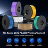 Picture of SUNLU 3D Printer Filament, Neatly Wound 250G Spool PLA Filament Bundle, 1.75mm PLA Filament Muticolor, High Compatiblity, 8 Rolls, Black+White+Grey+Burlywood+Purple+Bluegrey+GrassGreen+PureYellow