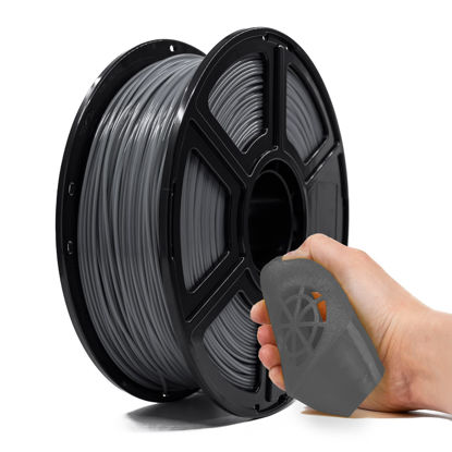 Picture of Flashforge PLA Flexible 1.75 mm 3D Printer Filament, 3D Printing Filaments 1kg Spool-Dimensional Accuracy +/- 0.02mm, Environmental Friendliness, no Smoke and no Odor (Grey, PLA Flexible)