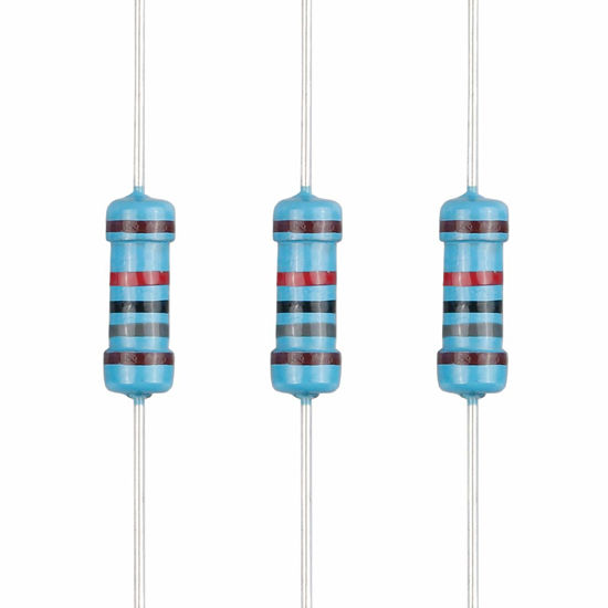 Picture of EDGELEC 100pcs 18K ohm Resistor 1/2w (0.5Watt) ±1% Tolerance Metal Film Fixed Resistor, Multiple Values of Resistance Optional