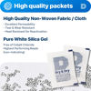 Picture of Dry & Dry 5 Gram [3000 Packets] Premium Silica Gel Packets Desiccant Packs Dehumidifiers - Rechargeable Fabric Silica Packets, Silica Gel Packs, Silica Gel