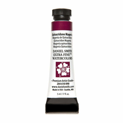 Picture of Daniel Smith Extra Fine Watercolor Paint, 5ml Tube, Quinacridone Magenta, 284610090