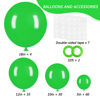 Picture of RUBFAC 129pcs Green Balloons Different Sizes 18 12 10 5 Inch Green Latex Balloon Garland Arch for Masquerade Party Decorations Birthday Baby Shower Wedding Party Supplies