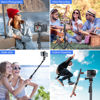 Picture of Sensyne 62" Phone Tripod & Selfie Stick, Extendable Cell Phone Tripod Stand with Wireless Remote and Phone Holder, Compatible with iPhone Android Phone, Camera (Black)