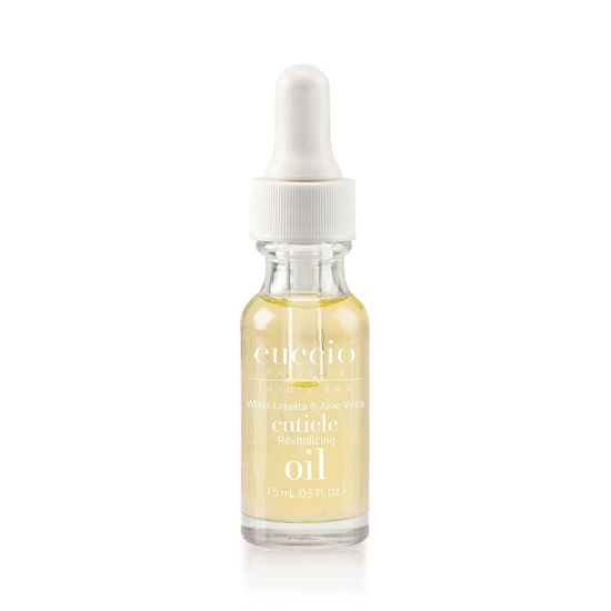 Picture of Cuccio Naturale Revitalizing Cuticle Oil - Hydrating Oil For Overnight Cuticle Repair - Remedy Damaged Skin And Thin Nails - Paraben And Cruelty-Free Formula - White Limetta And Aloe Vera - 0.5 Oz