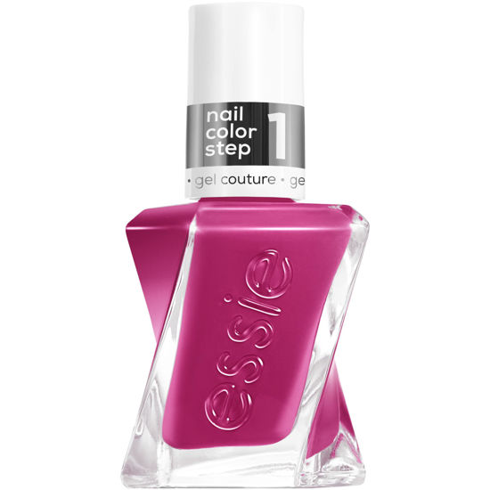 Picture of essie gel couture, Long-Lasting Nail Polish, 8-free Vegan, Fashion Freedom, Pink, Wilder Than I Seam, 0.46 fl oz