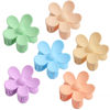 Picture of 6PCS Matte Flower Hair Clips, Large Claw Clips For Women Thick Hair, Big Cute Daisy Hair Clips, Non Slip Strong Hold For Women Thin Hair, Hair Claw Clips, Hair Accessories For Women Girls Gifts with 6 Colors