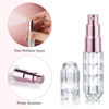 Picture of Clear Travel Perfume Bottle Refillable, Travel Size Empty Spray Bottles Perfume Atomizer Diamond Design, 3pcs Mini Cologne Travel Bottle Refillable, Perfume Travel Refillable Bottles for Men And Women