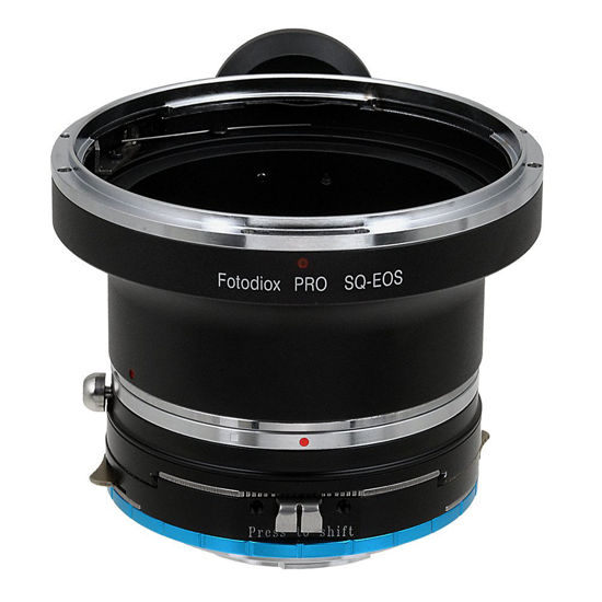 Picture of Fotodiox Pro Lens Mount Shift Adapter Bronica SQ (SQ-A, SQ-Am, SQ-Ai, SQ-B) Mount Lenses to Fujifilm X-Series Mirrorless Camera Adapter - fits X-Mount Camera Bodies such as X-Pro1, X-E1, X-M1, X-A1, X-E2, X-T1