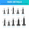 Picture of MEIYYJ 10 Kinds Small Multi-Purpose M1 M1.2 M1.4 M1.7 Phillips Head Micro Screws Self-Tapping Electronic Screws Assortment Kit Pack of 1000