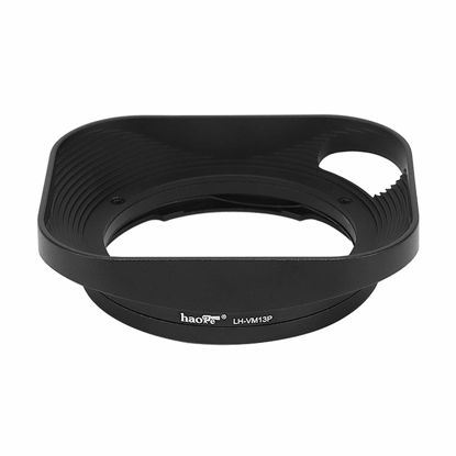 Picture of Haoge LH-VM13P Square Metal Lens Hood for Voigtlander 35mm f2 Ultron Aspherical Vintage Line VM, 21mm f3.5 Color Skopar Aspherical VM, 35mm f2.5 Color Skopar Pancake II VM Replace LH-12 LH-11 LH-4N