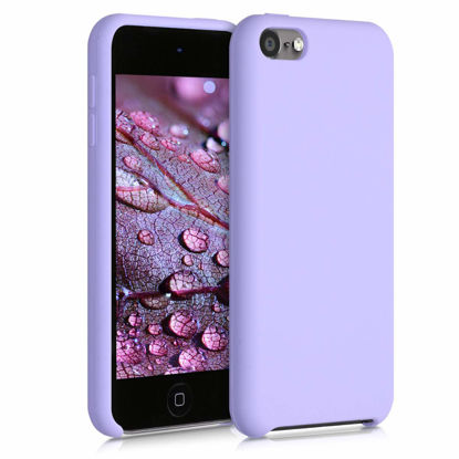 Picture of kwmobile TPU Silicone Case Compatible with Apple iPod Touch 6G / 7G (6th and 7th Generation) - Case Soft Flexible Protective Cover - Lavender