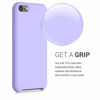 Picture of kwmobile TPU Silicone Case Compatible with Apple iPod Touch 6G / 7G (6th and 7th Generation) - Case Soft Flexible Protective Cover - Lavender