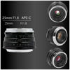 Picture of Brightin Star 25mm F1.8 Wide-Angle Manual Focus Prime Lens for Panasonic Olympus Micro 4/3 Mirrorless Cameras, MFT APS-C Large Aperture, Fit for LUMIX G7, G7KS, GX85, GX9, G95, GH5, GH6, G100, G9