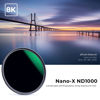 Picture of K&F Concept 105mm ND1000 (10-Stop Fixed Neutral Density Filter) ND Lens Filter, 28 Multi-Layer Coatings Waterproof Scratch Resistant Super Slim for Camera Lens (Nnao-X Series)