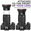 Picture of 58MM 0.43x Altura Photo Professional HD Wide Angle Lens (w/Macro Portion) for Canon EOS 70D 77D 80D 90D Rebel T8i T7 T7i T6i T6s T6 SL2 SL3 DSLR Cameras