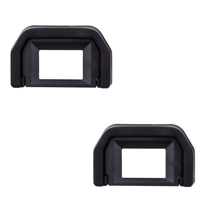 Picture of 2 Pack JJC Camera Eyecup Eyepiece Eye Cup for Canon EOS Rebel T6 T7 T5 T3 T100 4000D SL3 SL2 SL1 T8i T7i T6s T6i T5i T4i T3i T2i T1i XSi XTi XT XS Camera,Replaces Canon Ef Eyecup Eyepiece