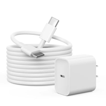 Picture of iPad Charger, USB C Fast Charger, 20W iPad Pro Charger Apple Certified with 10 FT USB C Cable for iPad 10th Gen, iPad Pro 12.9/11 inch 2022/2021/2020/2018, iPad Air 5th Gen/4th Gen, iPad Mini 6th Gen