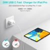Picture of iPad Charger, USB C Fast Charger, 20W iPad Pro Charger Apple Certified with 10 FT USB C Cable for iPad 10th Gen, iPad Pro 12.9/11 inch 2022/2021/2020/2018, iPad Air 5th Gen/4th Gen, iPad Mini 6th Gen