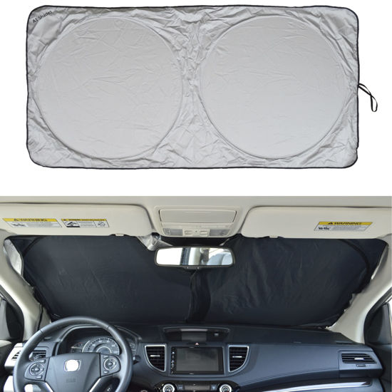 Retractable auto sun deals shade