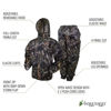 Picture of FROGG TOGGS Men's Regular Classic All-Sport Waterproof Breathable Rain Suit, Mossy Oak DNA, X-Large