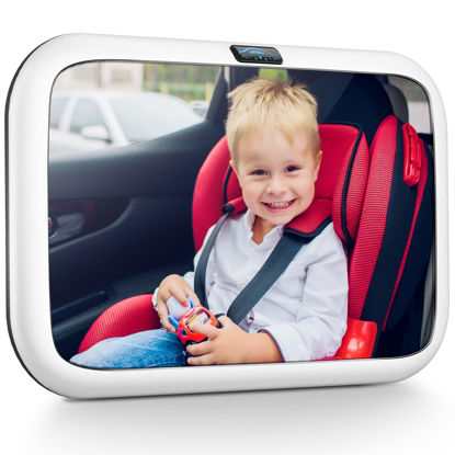 Picture of DARVIQS Baby Car Mirror Safely Monitor Infant Child, Car Seat Rear Facing Mirror