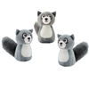 Picture of Outward Hound Squeakin' Racoon Hide A Puzzle Plush Replacement Dog Toys - 3 Pack