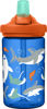 Picture of CamelBak eddy+ 14oz Kids Water Bottle with Tritan Renew - Straw Top, Leak-Proof When Closed, Sharks