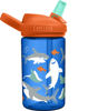 Picture of CamelBak eddy+ 14oz Kids Water Bottle with Tritan Renew - Straw Top, Leak-Proof When Closed, Sharks