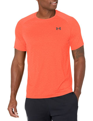 Picture of Under Armour mens Tech 2.0 Short-Sleeve T-Shirt , (877) After Burn / / Black , X-Small