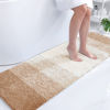 Picture of OLANLY Luxury Bathroom Rug Mat, Extra Soft and Absorbent Microfiber Bath Rugs, Non-Slip Plush Shaggy Bath Carpet Runner, Machine Wash Dry, Bath Mats for Bathroom Floor, Tub and Shower, 59x20, Beige