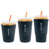 Picture of Sok It Java Sok Iced Coffee & Soda Cup Sleeve Insulated Neoprene Cover (Black, S/M/L 3-Pack)