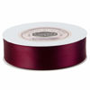 Picture of VATIN 1 inch Double Faced Polyester Satin Ribbon Burgundy/Maroon -Continuous 25 Yard Spool, Perfect for Wedding, Wreath, Baby Shower,Packing and Other Projects