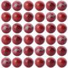 Picture of Natural Stone Beads 100pcs 8mm Round Red Jasper Genuine Real Stone Beading Loose Gemstone Hole Size 1mm DIY Charm Smooth Beads for Bracelet Necklace Earrings Jewelry Making (Red Jasper)