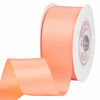 Picture of VATIN 1-1/2 inches Wide Double Faced Polyester Peach Satin Ribbon Continuous Ribbon- 25 Yard, Perfect for Wedding, Gift Wrapping, Bow Making & Other Projects