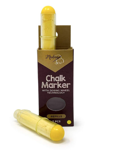 GetUSCart- Madam Sew Chalk Fabric Marker Refill Cartridges for