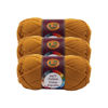 Picture of Lion Brand 24/7 Cotton Yarn, Yarn for Knitting, Crocheting, and Crafts, Goldenrod, 3 Pack