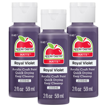 Picture of Apple Barrel Acrylic Paint, Royal Velvet (Pack of 3) 2 oz, 20594EA