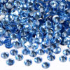 Picture of 2880PCS Art Nail Rhinestones non Hotfix Glue Fix Round Crystals Glass Flatback for DIY Jewelry Making with one Picking Pen (ss6 2880pcs, Lt. Sapphire)