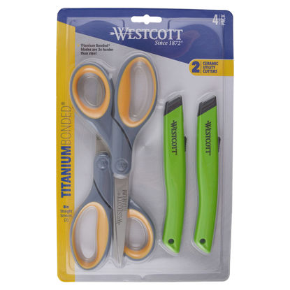 Picture of Westcott 8" Titanium Bonded Scissor Ceramic Cutter 4pk (17994)